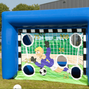 Opblaasbaar Voetbaldoel te huur